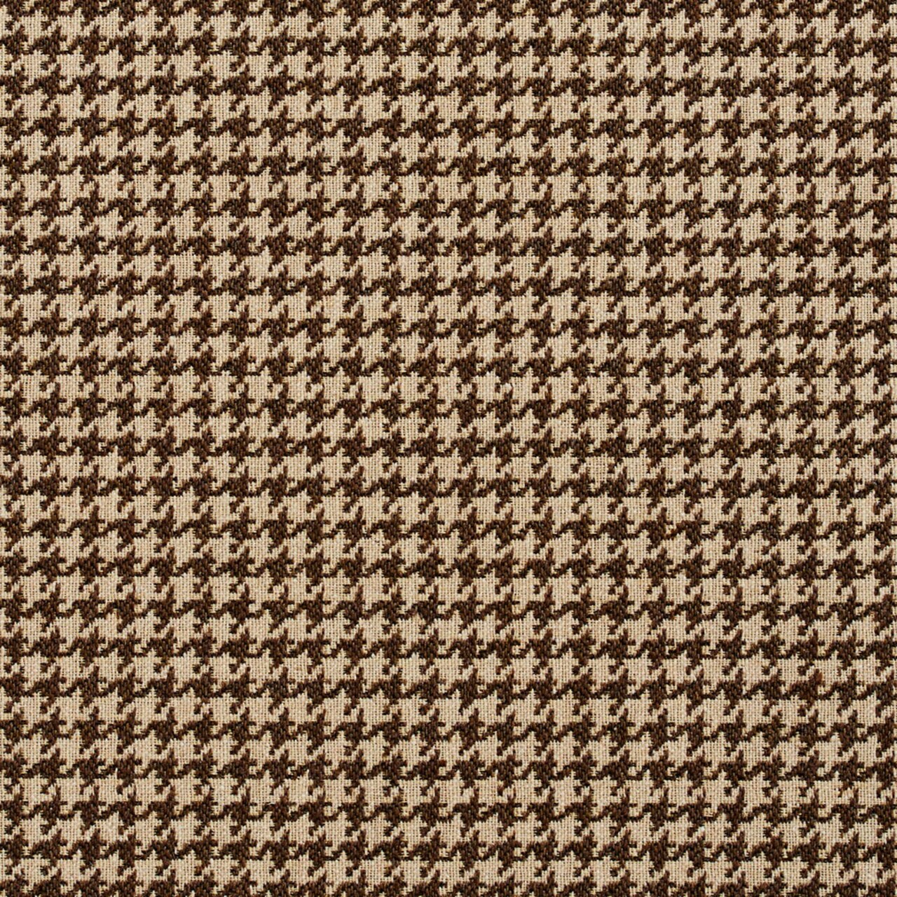 Desert Houndstooth - Brown Check & Houndstooth,Small Scale Upholstery Fabric 54 Inches"